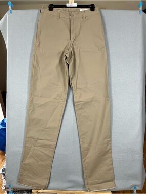Jack Donnelly Men's Beige Twill Cotton Chino Pants Straight 30W Made in USA